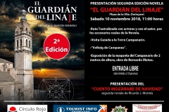 Cartel de la presentación de "El Guardián del Linaje" y "Cuento Mozárabe de Navidad".