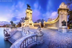 Monumento a Alfonso XII. Parque del Retiro de Madrid.