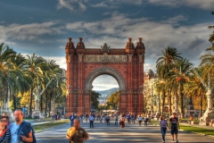 El Arco del Triunfo, construido para la Exposición Universal de Barcelona de 1888at arco del triunfo HDR-2