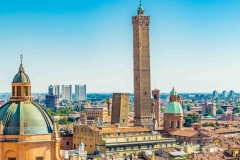 Vista de Bolonia. Se dice que la ciudad llegó a tener 180 torres.