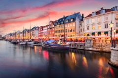 Dinamarca, Copenhague canal Nyhavn
