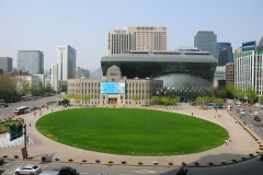 Vista aerea de la Plaza de Seóul