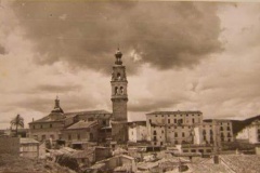 La Torre Campanario, foto de 1920 desde la plaza del Barranquet