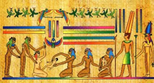 Papiro Lahun, data del 1800 a.C., al final de la dinastía XII del Imperio Medio de Egipto.